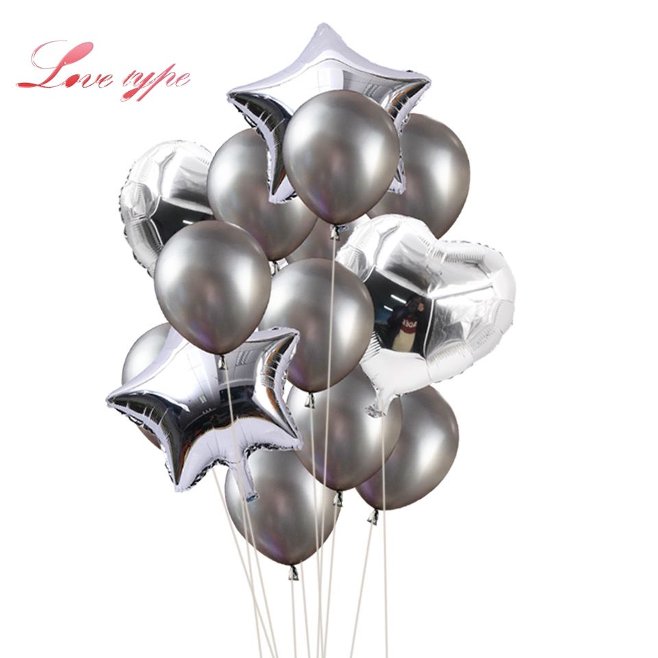 1pcs Flowers Foil Helium Balloons Birthday Party Birthday Wedding decoration HK