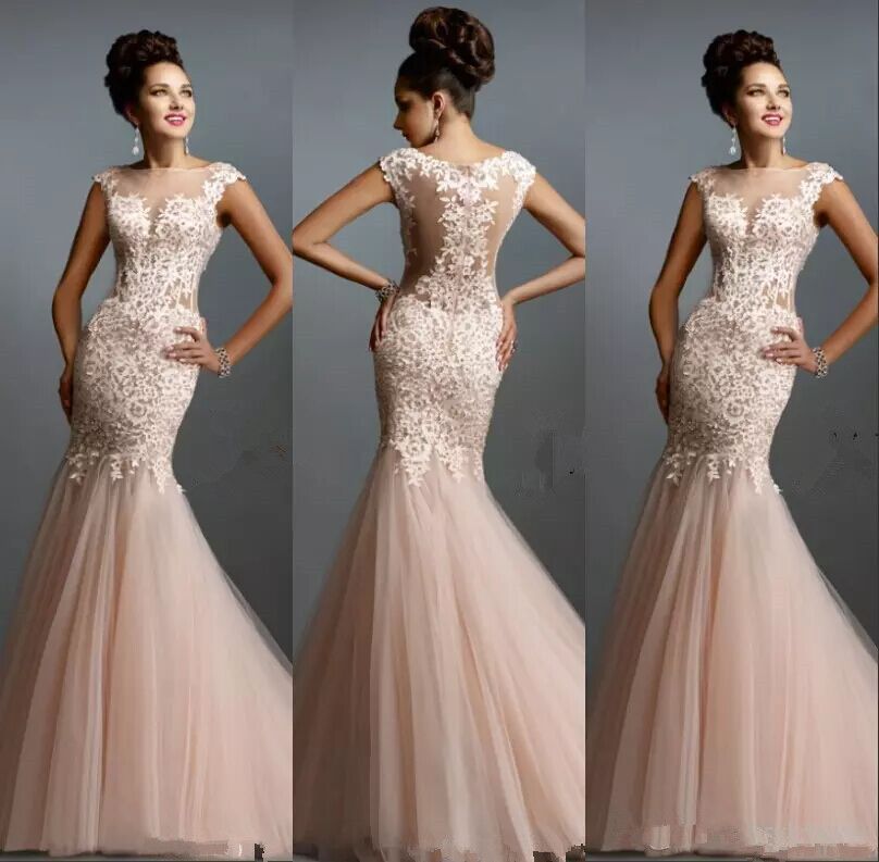evening gowns blush