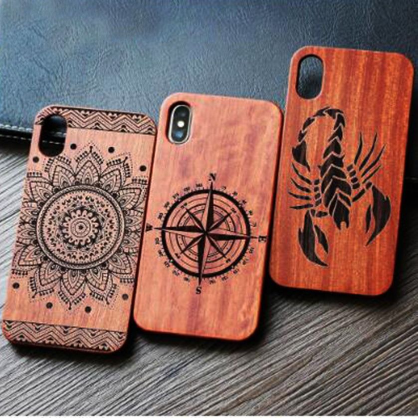 Laser Engraving Wood Custom Logo Mobile Cases For Iphone 7 ...