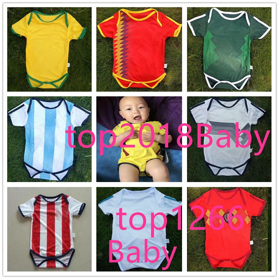 Online Cheap 2018 World Cup Spain 6 18 Month Home Baby Soccer Jersey