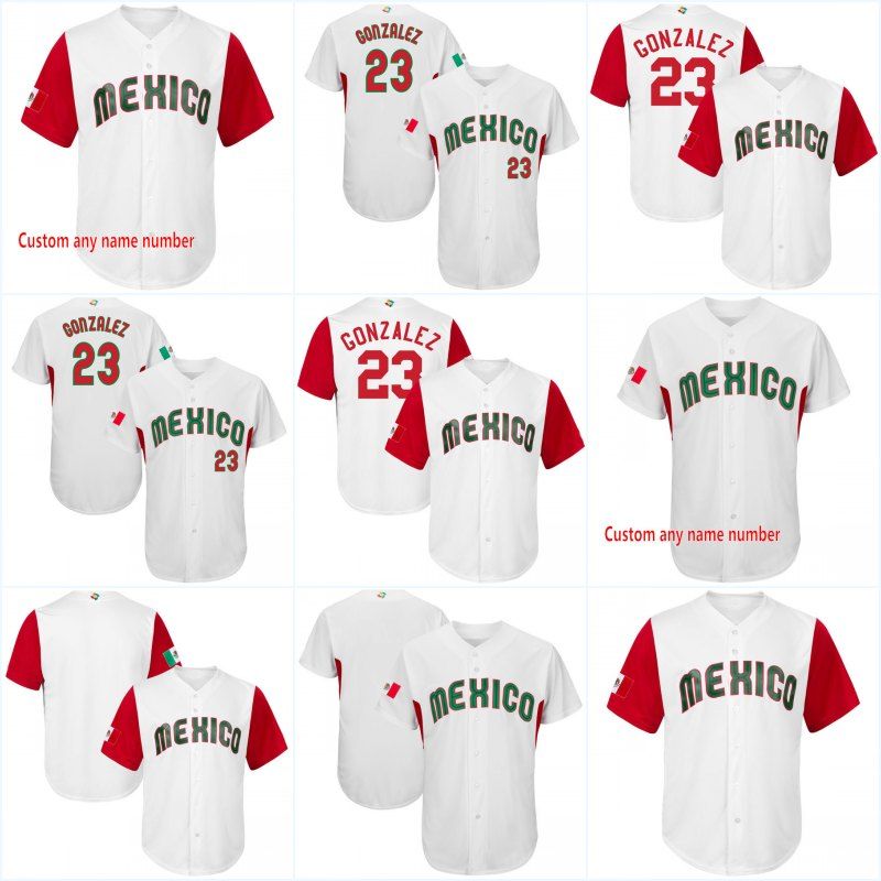 2019 Men Mexico Baseball 23 Adrian Gonzalez 2017 World Baseball Classic