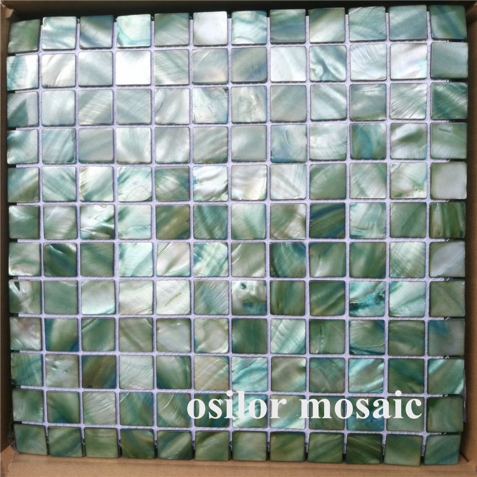 Compre Concha De Agua Dulce China De Nácar, Mosaico Para Kithen Y Baño