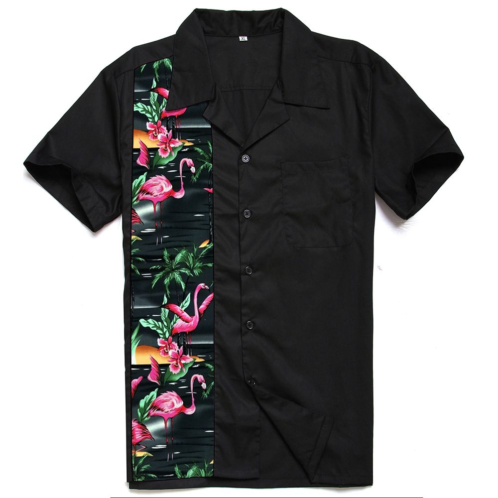 camisa flamencos hombre
