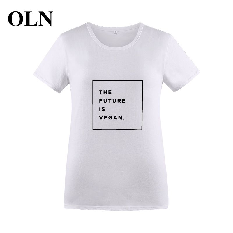 Cotton Femme Future Neck Is T Women Oln Vintage Tee 2018 Top O Fashion Summer The Vegan Shirt Korean 9IHWE2D