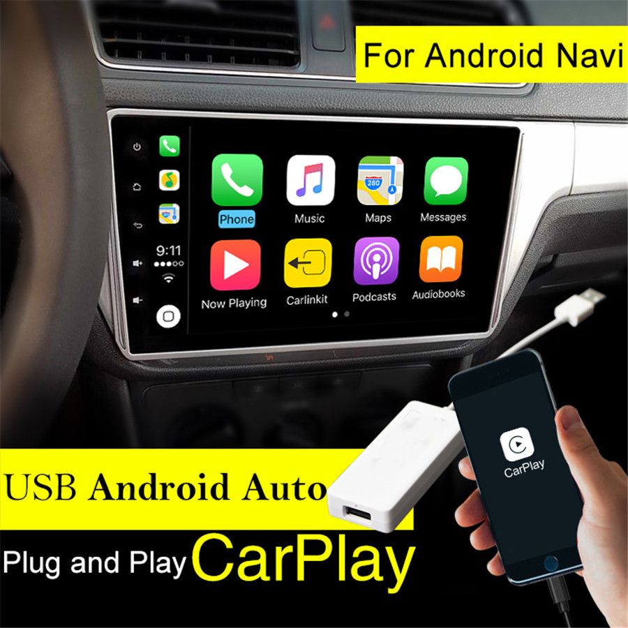 2019 GPS Carplay USB Dongle For Apple IPhone Android Car Auto