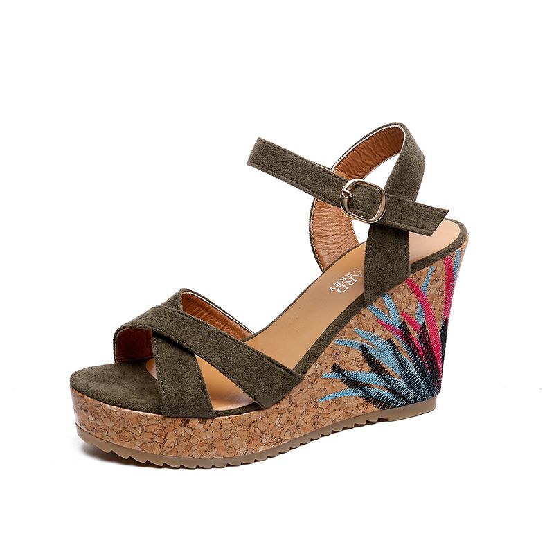 sandálias plataforma 2018