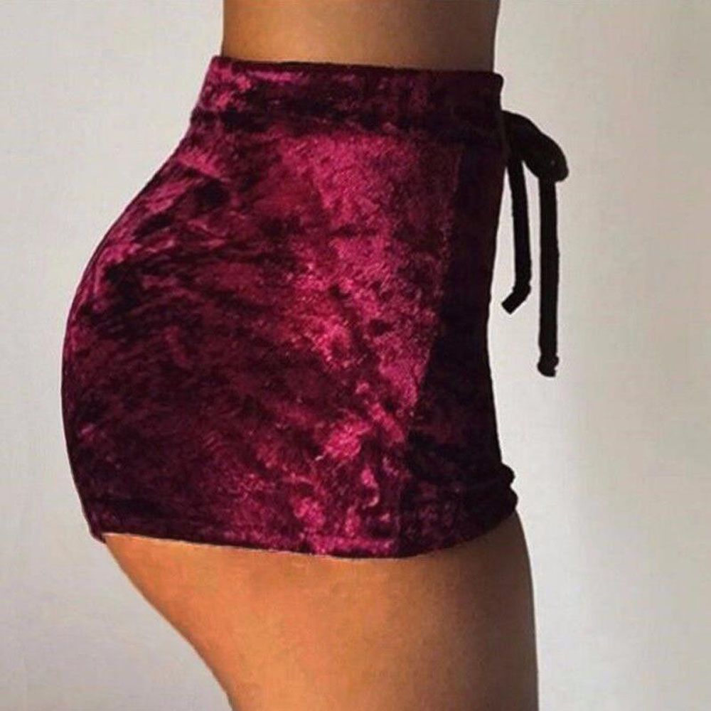Acquistare Pantaloncini Di Velluto Casual Da Donna A Vita Alta Pantaloni  Corti Da Donna Di Moda Pantaloni Caldi Economico | Consegna Veloce E  Qualità | It.Dhgate