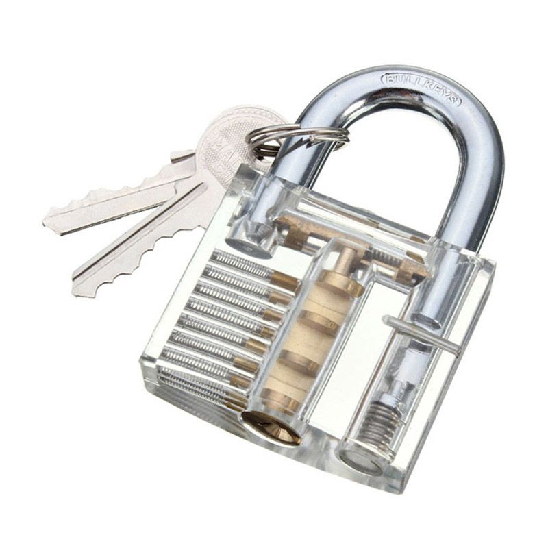 Pratique clair Lock Set serrurier formation Outils Avec Transparent en coupe Pratique clair Lock Set serrurier formation Outils Avec Transparent en coupe