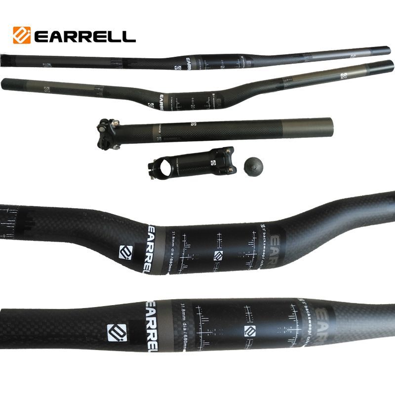 Manubrio Bici MTB EARRELL In Carbonio + Manubrio + Reggisella Manubrio Mountain  Bike Set Di Accessori Bici Spedizione Gratuita Da 42,23 € | DHgate Italy
