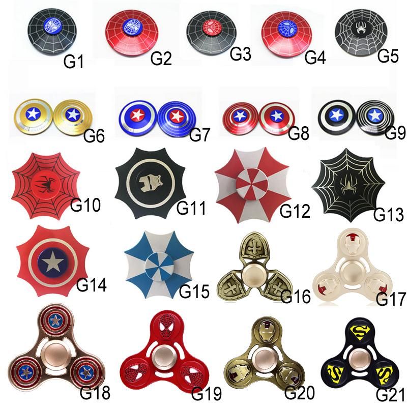 different types of fidget toys names