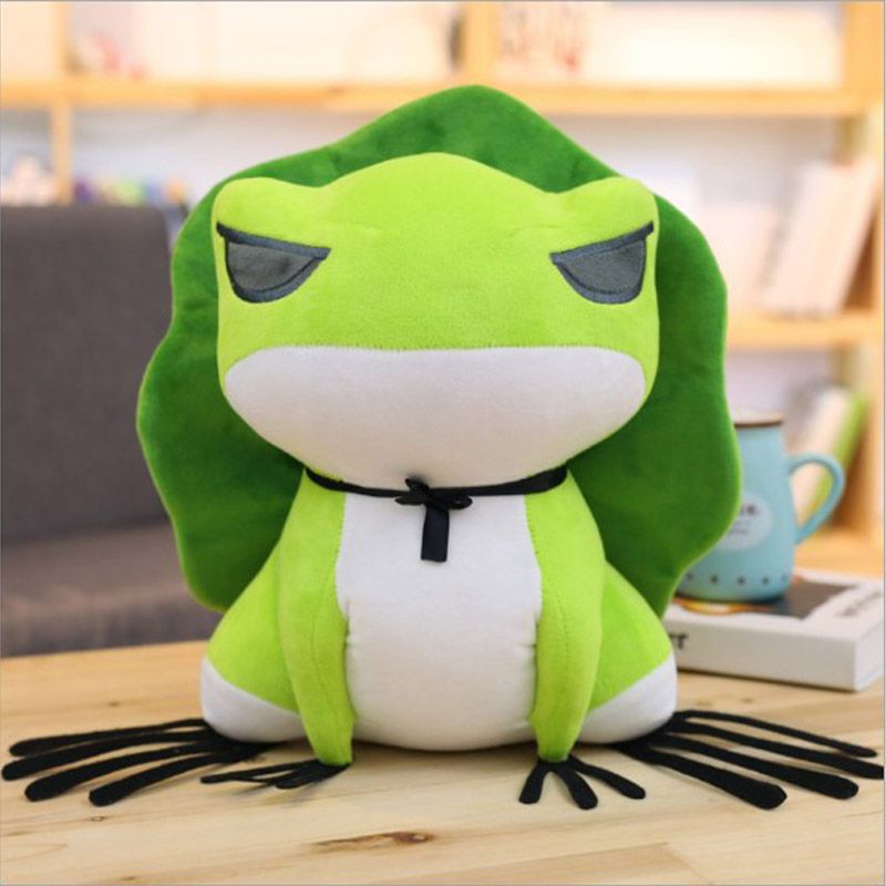 kawaii frog plush