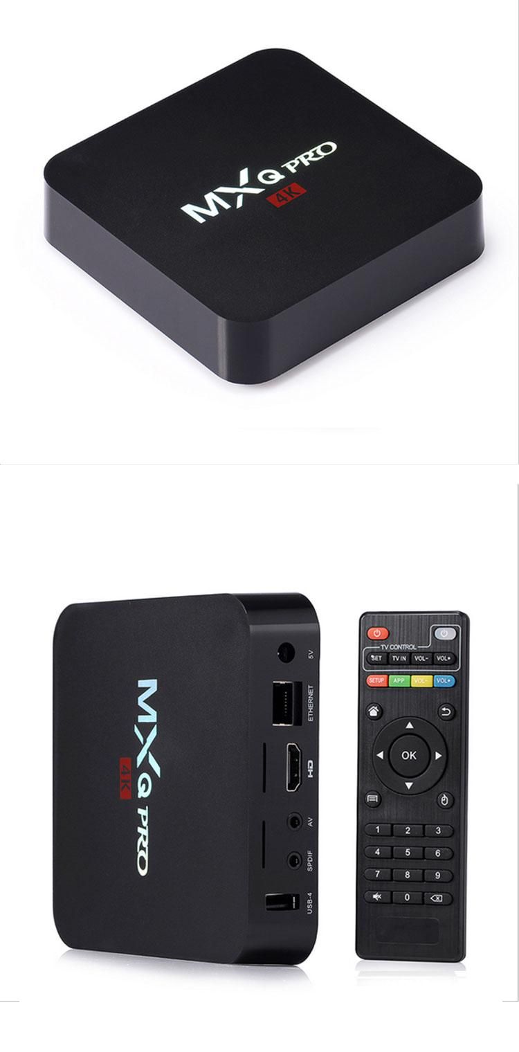 Factory MXQ Pro 4K Android 7 1 Smart TV Box Ott Rockchip RK3229 1gb 8gb 