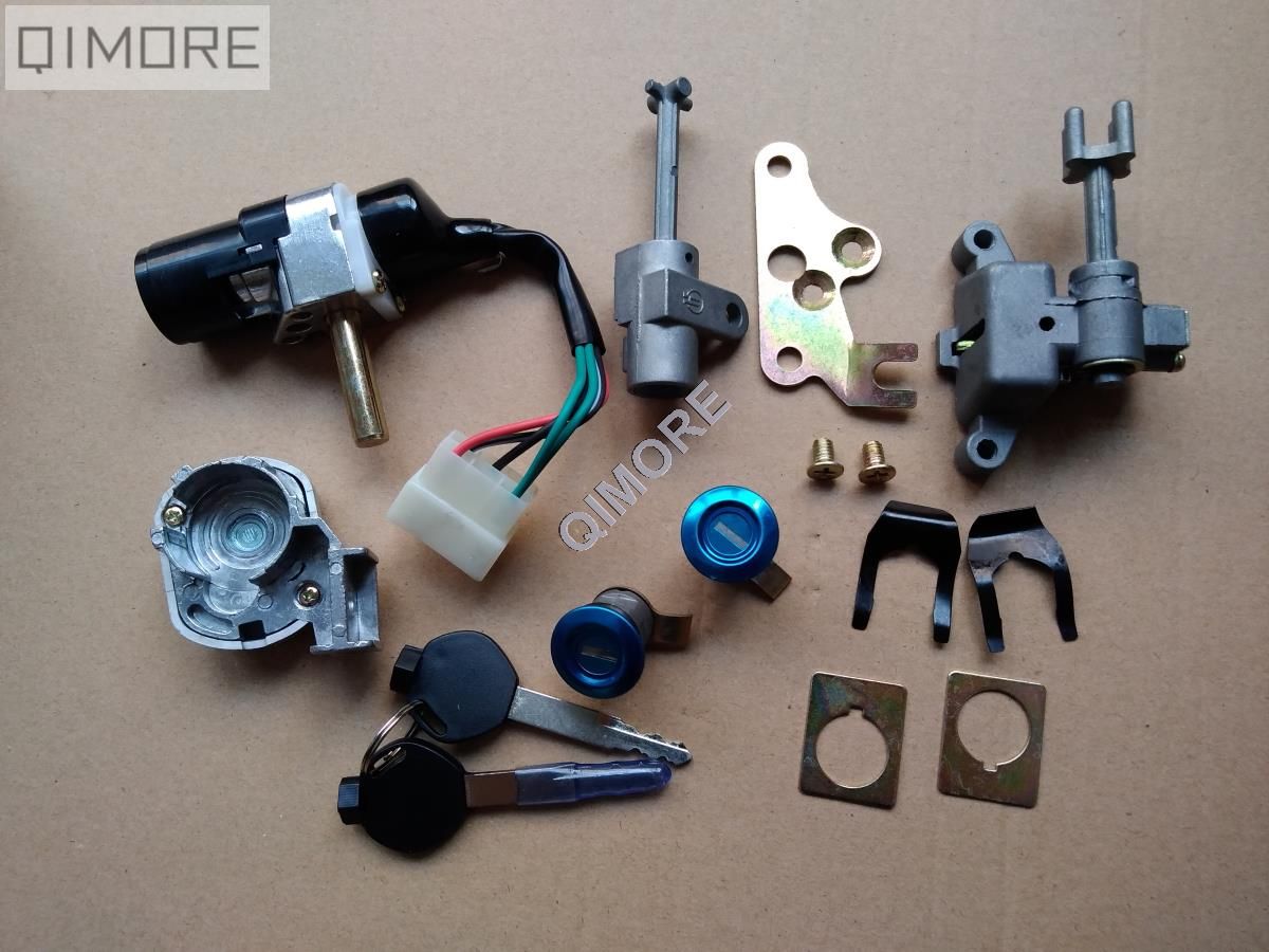 2019 5 Wire Ignition Switch Key / Lock Set For Chinese Zoomer Ruckus