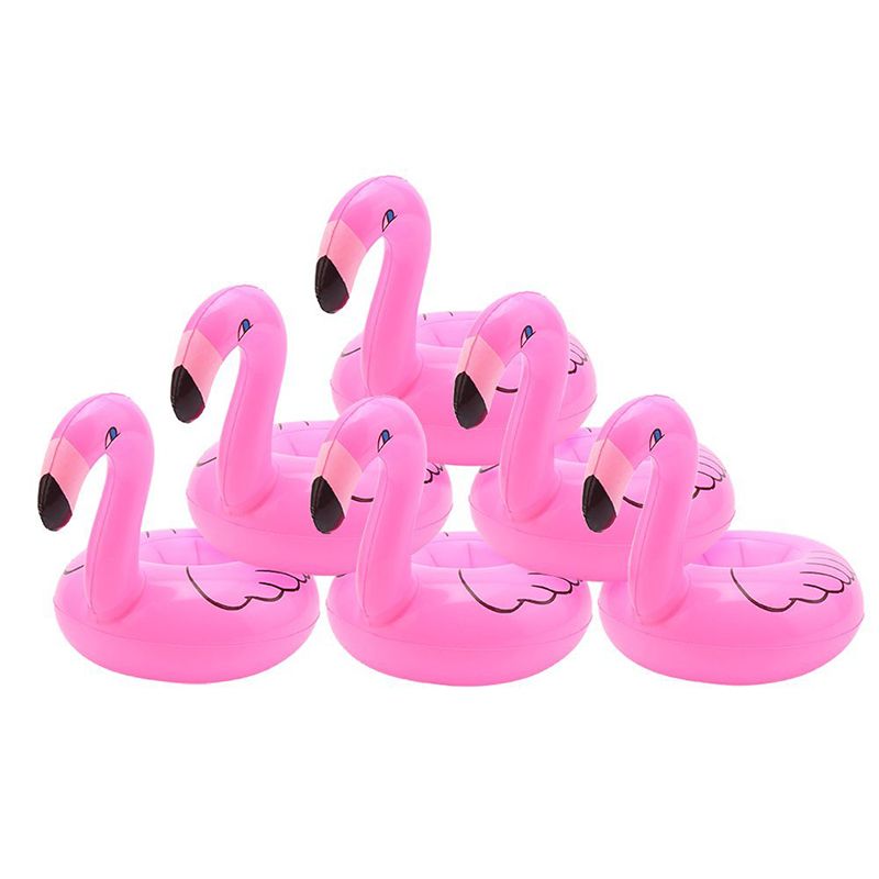 2019 Red Flamingo Float Inflatable Drink Holder Swimming Pool