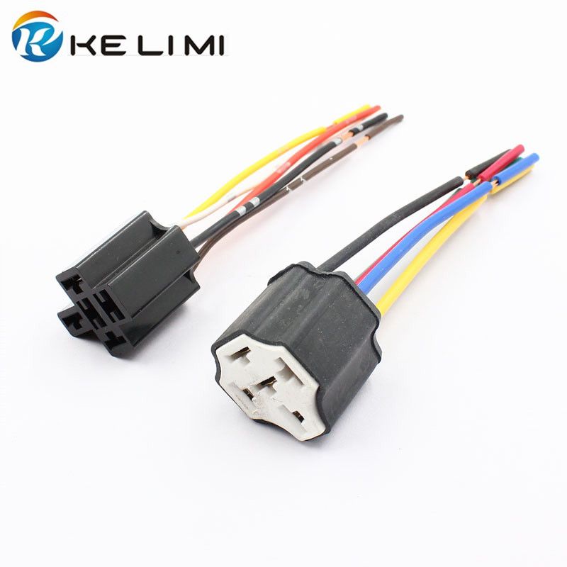 Diagram Kelimi Automobile Truck 12v 40a 4 Pins Relay Socket Wiring