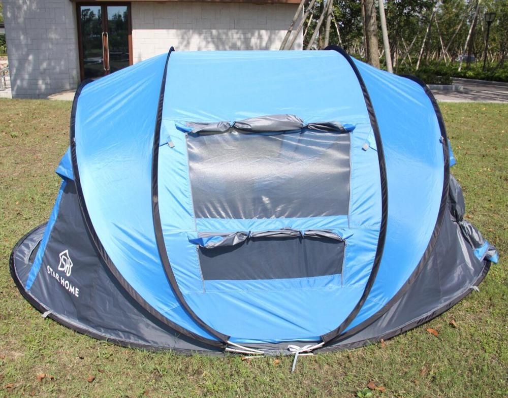 Starhome Pop Up Tent 3 4 Person Quick Open Waterproof Beach Tent Fishing Camping Outdoor Hiking