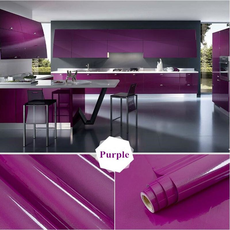 10m*60cm Wallpapers Pvc Waterproof Vinyl Decorative Film Self Adhesive