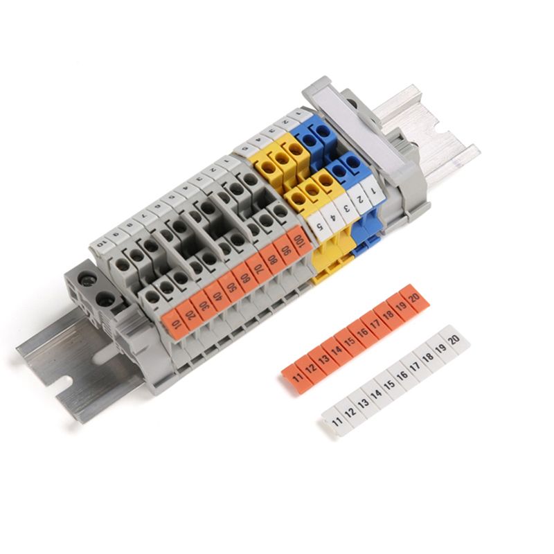 Discount ZB8 Numbers Strip Markers For Rail Mounted Terminal Blocks UK