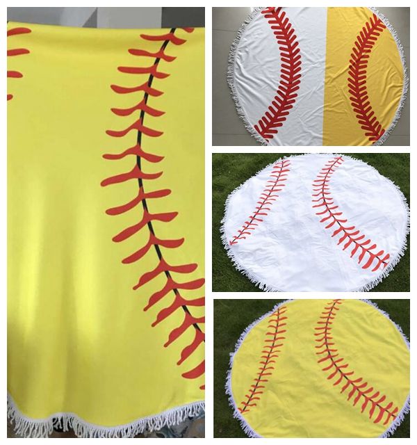 Diameter 40cm Baseball Softball Tapestry Beach Towel Round Blanket Interesting Softball Throw Blanket Diameter 40cm Baseball Softball Tapestry Beach Towel Round Blanket Interesting Softball Throw Blanket
