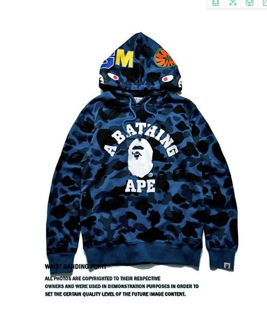 aape zip up moletom com capuz