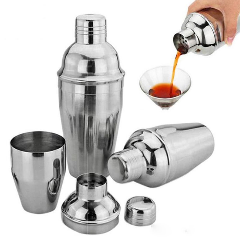 2019 750ML Stainless Steel Boston Shaker Cocktail Mixer Wine Martini