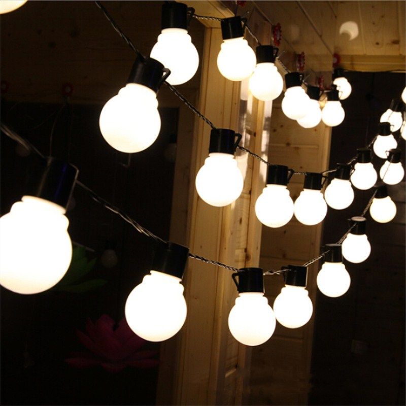 Outdoor 20 Led Wedding String Fairy Light Globe Outdoor 20 Led Wedding String Fairy Light Globe Festoon Ball Party Garden Garland Lights
