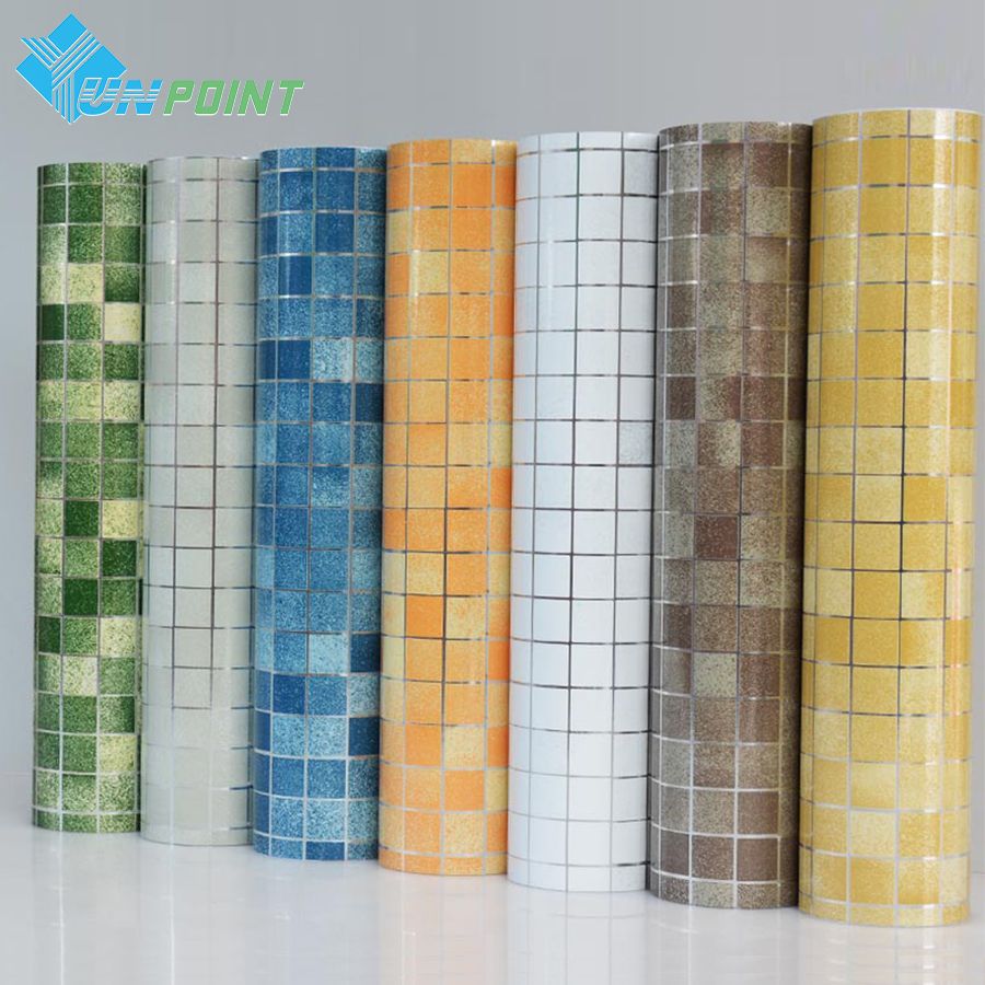 Großhandel Badezimmer Wandaufkleber PVC Mosaik Tapete Küche ... Großhandel Badezimmer Wandaufkleber PVC Mosaik Tapete Küche ...