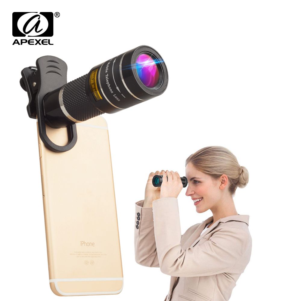 Wholesale 20X Zoom Lens Telescope Monocular For IPhone X 7 8 Android Smartphones World Cup Outdoor Travel Hunting Sports Camping Bird Watching Binoculars ...