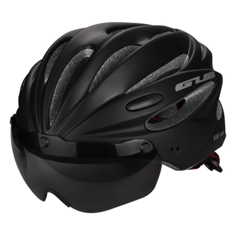 Acheter Casque De Vélo Avec Visière Lunettes Magnétiques Vtt