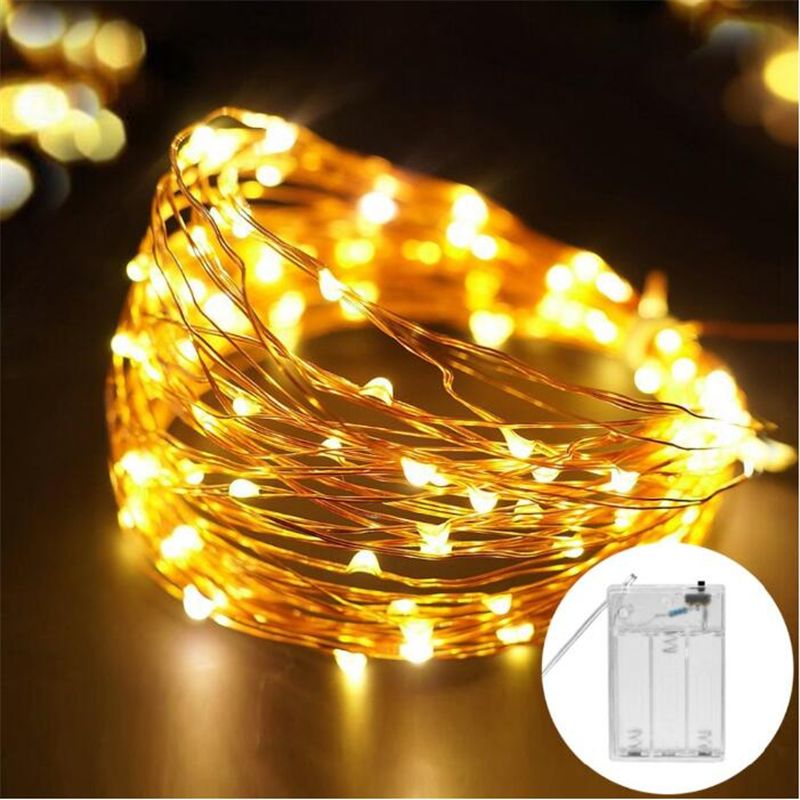 Led String Lights 5m 3aa Battery Powered Copper Wire Light Backpack For Woman Best Smartphone Selfie