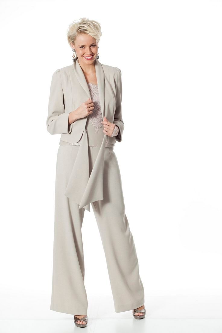 Acquistare Elegante Tre Pezzi Madre Della Sposa Pantalone Con Giacche Abito  Da Sposa In Pizzo Appliqued Plus Size Abiti Da Cerimonia La Mamma Economico  | Consegna Veloce E Qualità | DHgate Italy