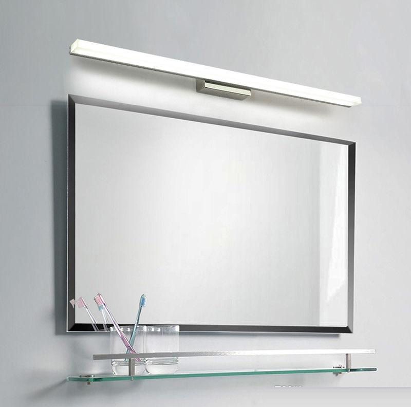 2018 Free Delivery Bathroom Mirror Light Led Wall Front 2018 Free Delivery Bathroom Mirror Light Led Wall Front Makeup Lighting Waterproof Antifogging Acrylic From Guobini