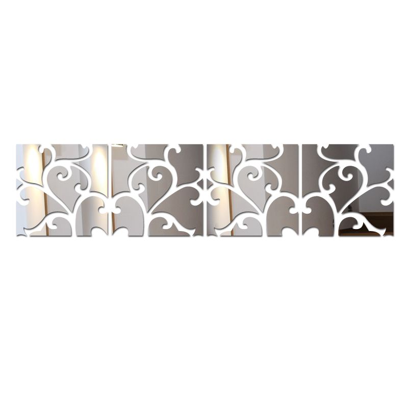 New 3d Mirror Wall Stickers Acrylic Sticker Adesivo De Parede Home Decor Modern Large Decoration Erfly Free