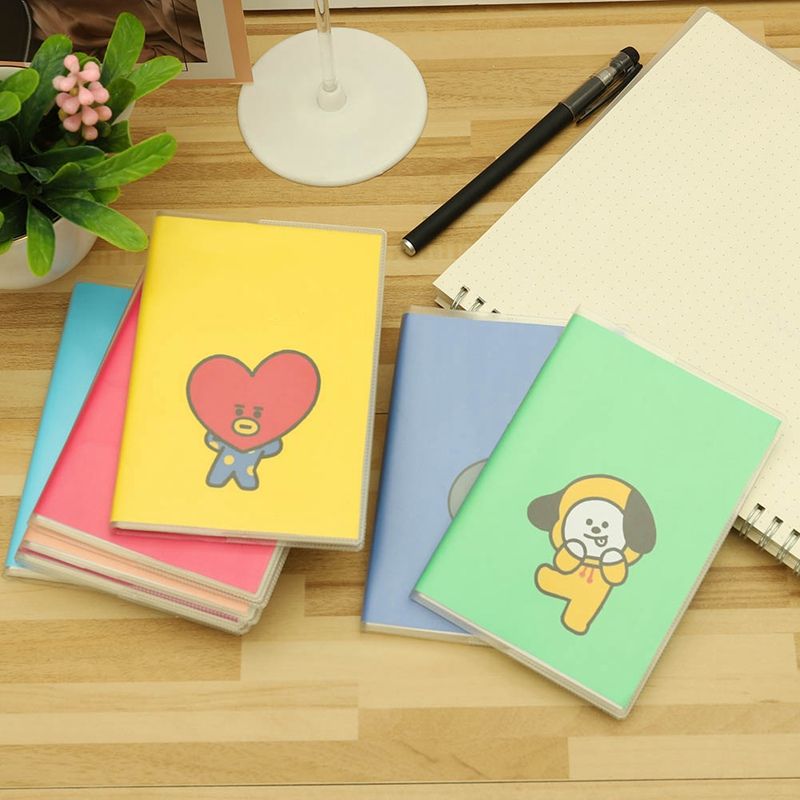 2018 bangtan boys pvc cover diary travel journal book jimin v