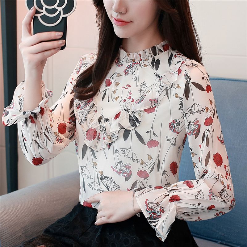 Aliexpress.com : Buy Women Chiffon Blouse Tops Spring