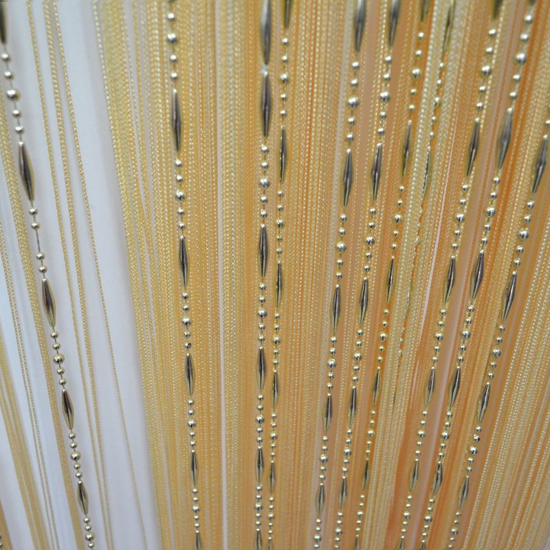 Sheer Curtains 100 200cm Chain Tassel Window Curtain Beaded Cloth Sheer Curtains 100 200cm Chain Tassel Window Curtain Beaded Cloth Screen String Room Decor Hanging Door Divider Valance White
