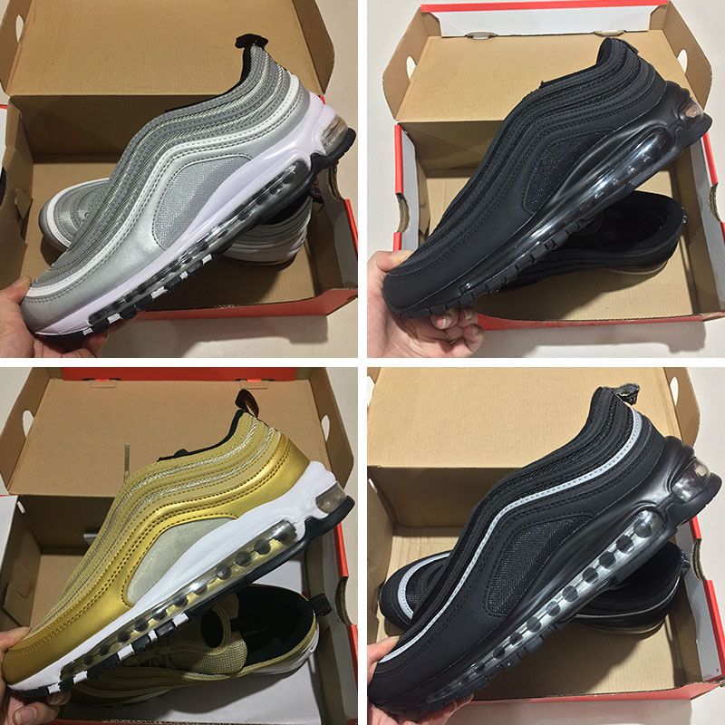 Großhandel Nike Air Max 97 OG UNDFTD Airmax 97 OG 97 Laufschuhe Silber Bullet Triple Weiß Balck Metallic Gold Herren Frauen Casual Sport Turnschuhe Großhandel Nike Air Max 97 OG UNDFTD Airmax 97 OG 97 Laufschuhe Silber Bullet Triple Weiß Balck Metallic Gold Herren Frauen Casual Sport Turnschuhe