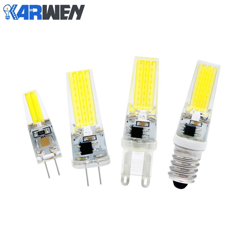 Karwen Lampada Led Lamp G4 G9 E14 Dimmable 220v 6w Illas Karwen Lampada Led Lamp G4 G9 E14 Dimmable 220v 6w Illas Bulb Ac Dc 12v Cob Light Replace Halogen Chandelier Ligh Headlight Bulbs