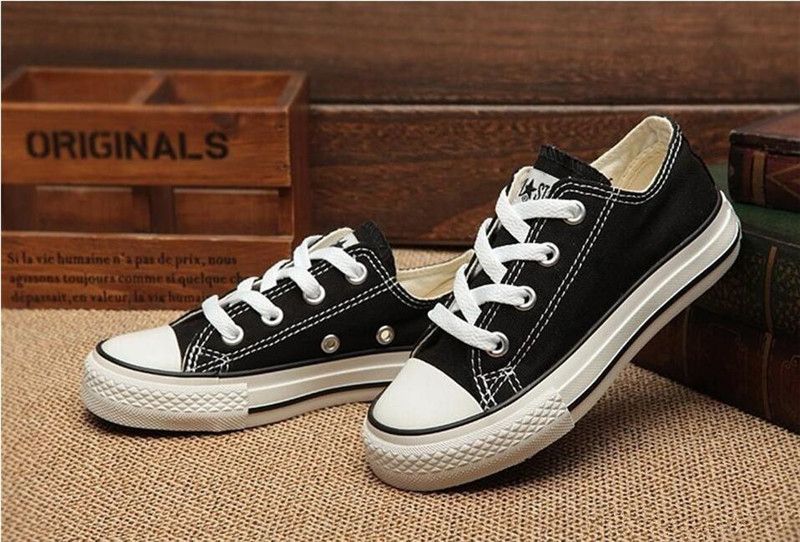 Desconto Em Nova Marca Crianças Estrela Sapatos De Lona De Moda Alta Baixa  Crianças Sapatos Meninos E Meninas Chuck Esportes Clássico Sapato De Lona  Tamanho 24 34 B11 Loja Online De Ténis