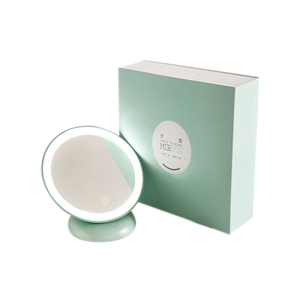 Magnifying 360 Rotating Bathroom Mirror Led Makeup Wall Mount 7
