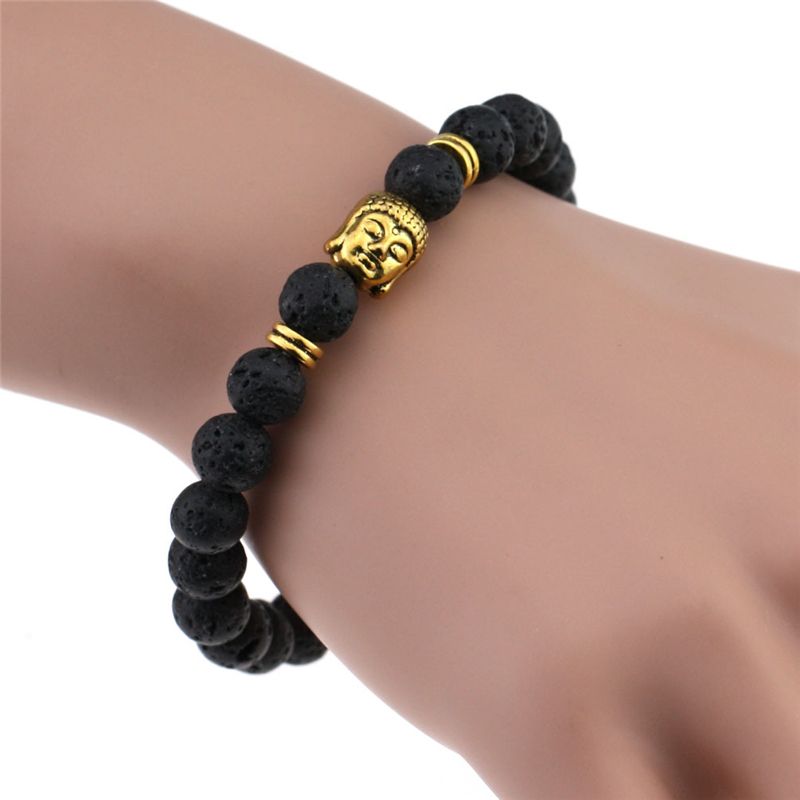 High quality Fashion Buddhist Buddha Meditation Beaded Bracelets For Men Statement Jewelry Prayer Charm Bracelets T2C340