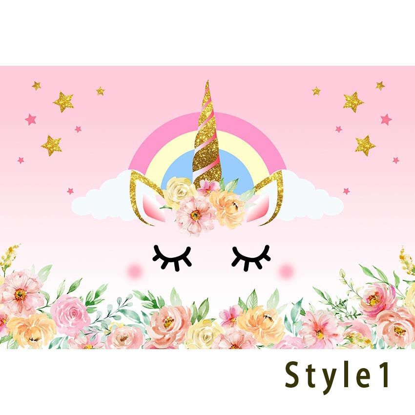 Unicorn Photography Backdrops Pink Floral Baby Shower Photo Background For Birthday Party Banner Decorate Pictures Unicorn Photography Backdrops Pink Floral Baby Shower Photo Background For Birthday Party Banner Decorate Pictures