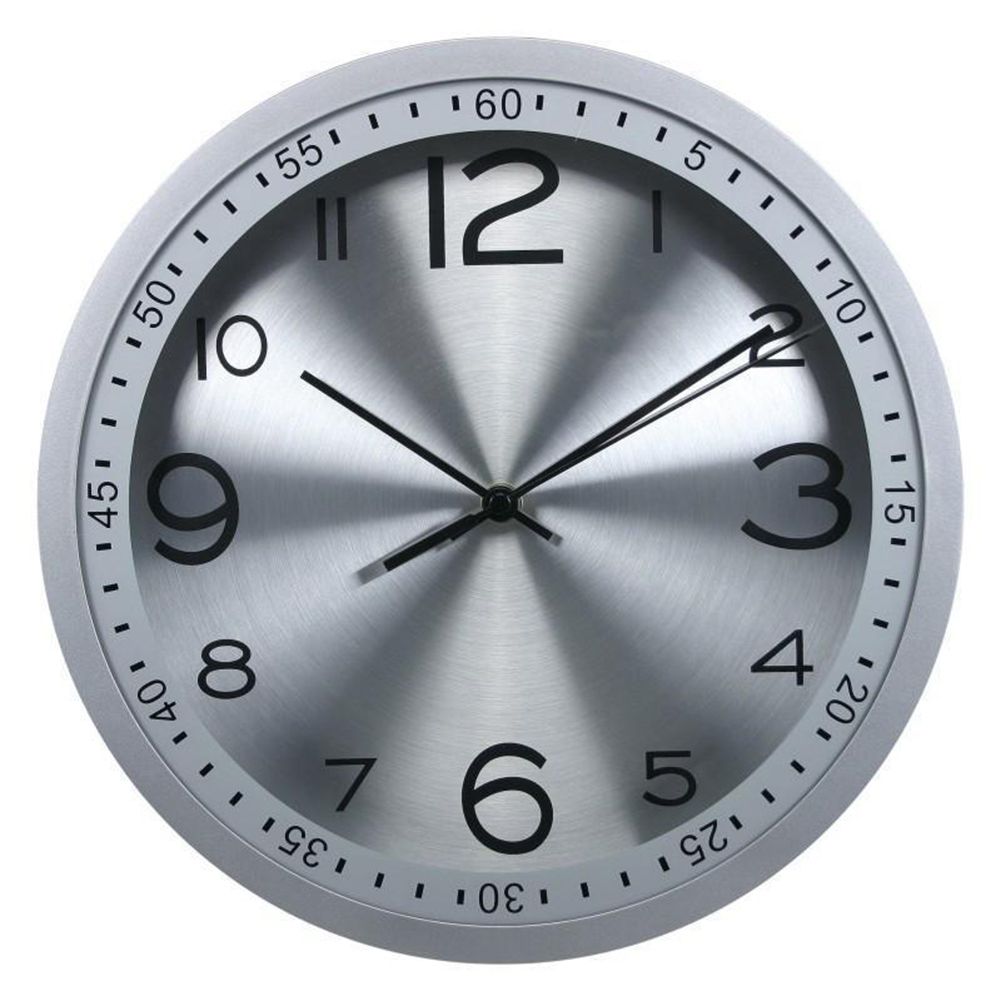 12 inch creative quartz needle wall clocks aluminum mute circular