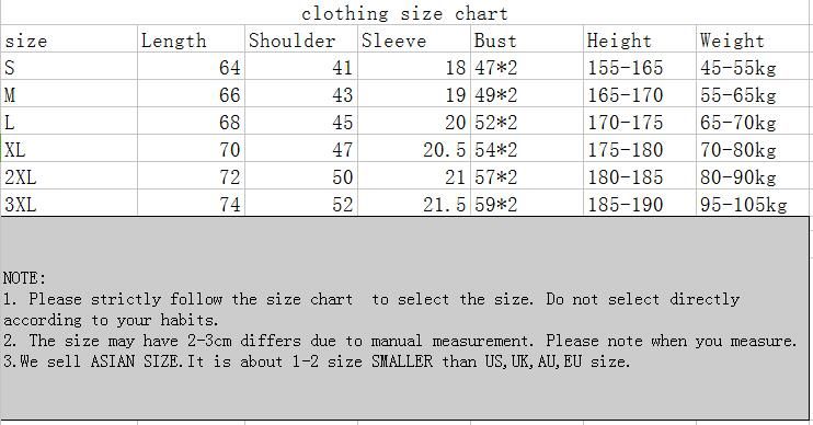 Eminem Size Chart