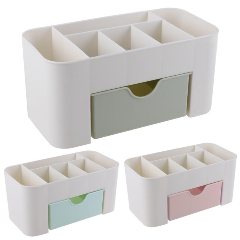 2019 Plastic Cosmetic Makeup Storage Box Desktop Lipstick Storage