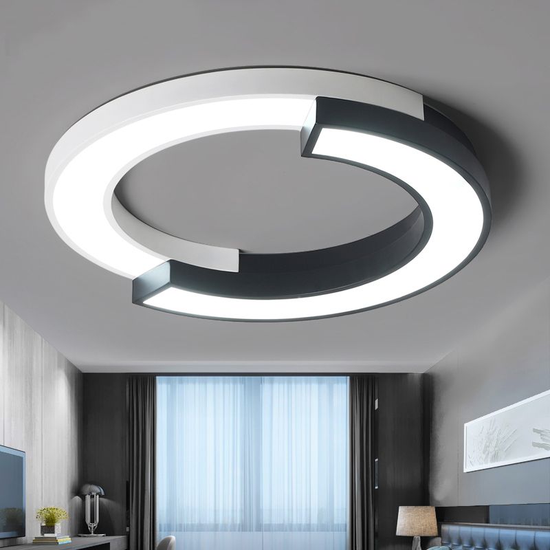 Modern Led Ceiling Lights For Living Room Flush Mount Lighting Fixtures Lamp With Remote Control Kitchen Round