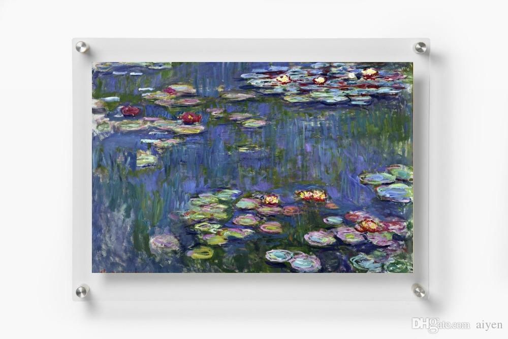 10pack 4x6 Inch Wall Mounted Acrylic Plexiglass Poster Frames Photo Rectango Floating Certificate Frame