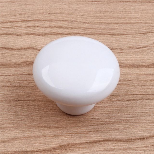 2019 Round Ceramic Door Knob Cabinet Handles Kitchen Pulls Darwer