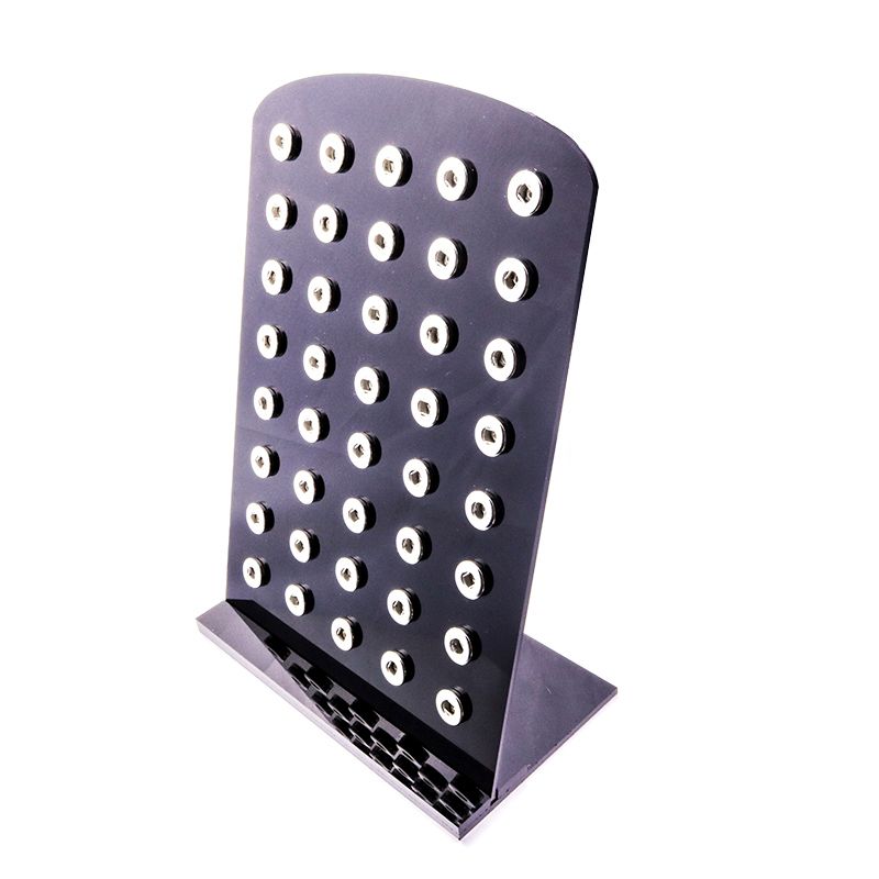 2019 Black Acrylic NOOSA Snap Button Stands Display Detachable Set 12mm