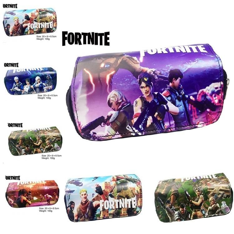 acquista nuovo stile fortnite portafoglio battaglia royale matita borse grande capacita fortnite matita caso studente borsa di tela borsa portamonete i - fortnite capacitac